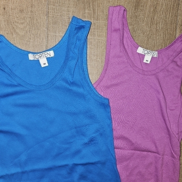 TOPTEN Korean Clothing Brand Size Womens  Small Blue and Pink - Picture 2 of 9